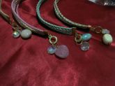 Braceletes couro